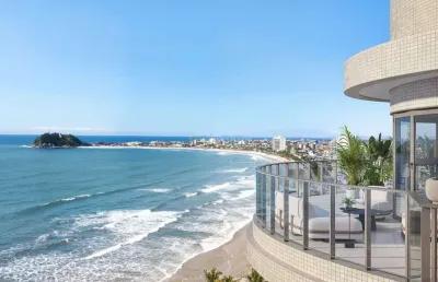 Cobertura duplex de luxo em guaratuba com vista mar panorâmica - 62423