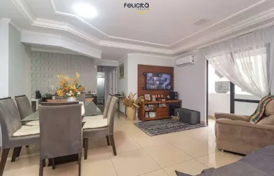 Apartamento 3 quartos mobiliado à venda no edifício beatriz cristina regina em balneário