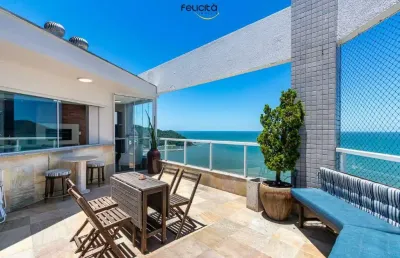 Cobertura à venda na quadra mar de balneário camboriú com 4 suítes
