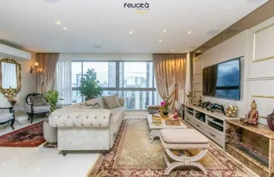 Apartamento quadra mar à venda em balneário camboriú com 3 suítes