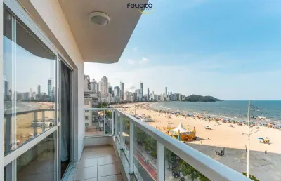 Apartamento frente mar à venda em balneário camboriú com 3 quartos