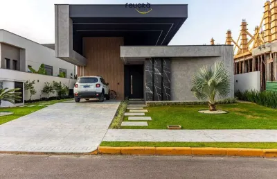 Casa à venda no condomínio caledônia private village com 3 suítes