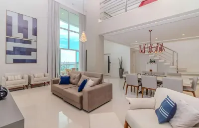 Apartamento à venda com vista para o mar e 03 suítes em balneário camboriú.