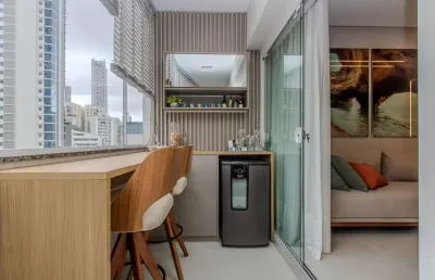 Apartamento mobiliado com 87m² privativos – conforto e funcionalidade**