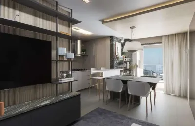 Apartamento com 2 dormitórios no condomínio essência residence no bairro fazenda em itajaí - sc