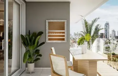 Apartamento com 3 dormitórios no condomínio no lago louise no bairro fazenda em itajaí