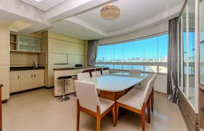 Apartamento com vista mar à venda no ed. luz do mar em balneário camboriú