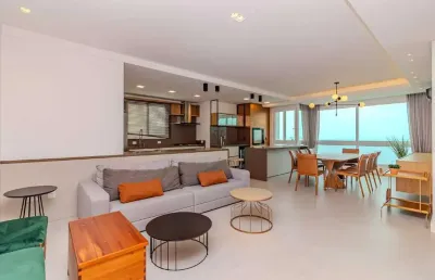 Apartamento com vista mar à venda no ed. camboas em balneário camboriú