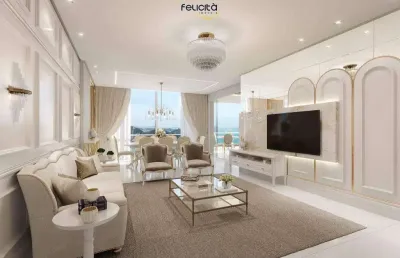 Apartamento na planta à venda em balneário camboriú com 4 suítes