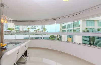 Apartamento com vista mar à venda no ed. torre de málaga em balneário camboriú