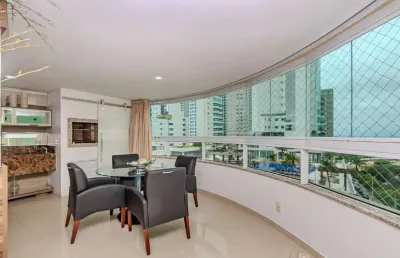 Apartamento com vista mar à venda no ed. torre de málaga em balneário camboriú
