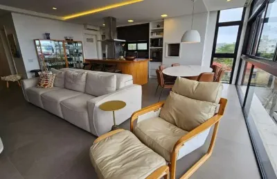 Apartamento vista mar à venda no ed. belize na praia brava