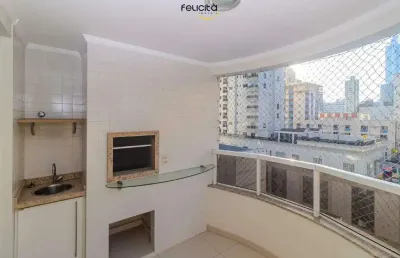 Apartamento quadra mar a venda no ed. barcelona plaza