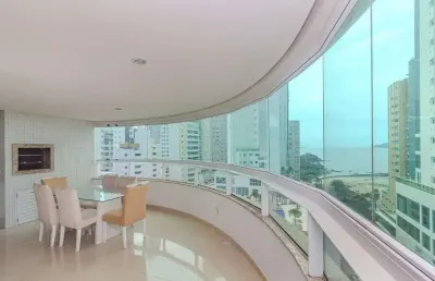 Apartamento com vista mar à venda no ed. torre de málaga em balneário camboriú