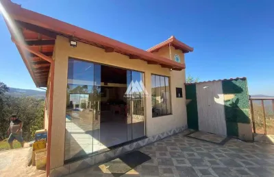 Vendo sítio em itatiaiuçu de 3500m² com 03 quartos e piscina excelente localização.