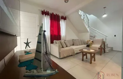 Sobrado com 3 dormitórios, 103 m² - venda por r$ 600.000,00 ou aluguel por r$ 4.191,00/ano - vila itapanhau - bertioga/sp