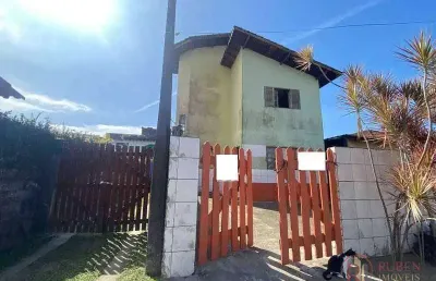 Sobrado com 3 dormitórios e edícula nos fundos à venda, 227 m² por r$ 750.000 - albatróz - bertioga/sp