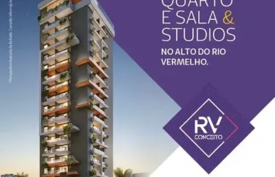 Lançamento quarto e sala e studios  rv- conceito -rio vermelho