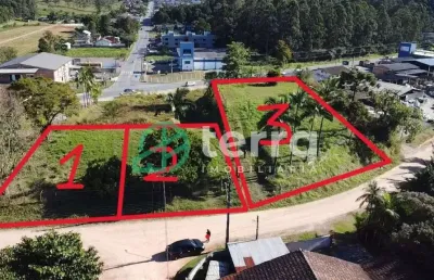 Terreno comercial à venda no araponguinhas, timbó  por r$ 185.000