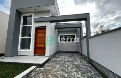 Casa com 2 quartos à venda no warnow, indaial , 57 m2 por r$ 370.000