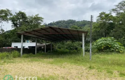 Terreno comercial para alugar no estrada das areias, indaial , 2611 m2 por r$ 3.300