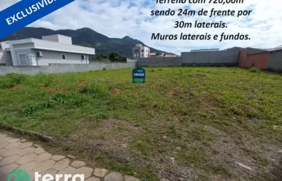 Terreno à venda no warnow, indaial , 720 m2 por r$ 260.000
