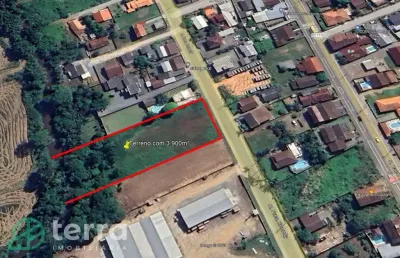 Terreno comercial à venda na glória, rodeio  por r$ 425.000