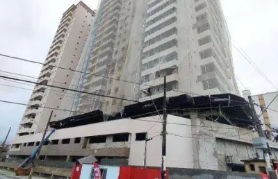 Apartamento com 2 dormitórios à venda, 75 m² por r$ 440.000,00 - mirim - praia grande/sp