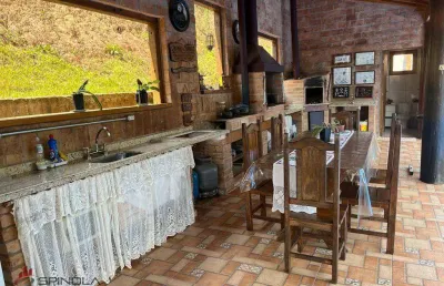 Chácara com 3 dormitórios à venda, 2500 m² por r$ 850.000,00 - ponte alta - guararema/sp