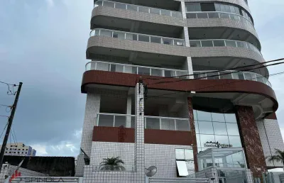 Apartamento com 2 dormitórios à venda, 67 m² por r$ 410.000,00 - maracanã - praia grande/sp