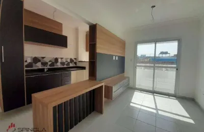 Apartamento com 2 dormitórios à venda, 57 m² por r$ 410.116,00 - mirim - praia grande/sp