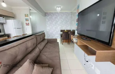 Apartamento com 2 dormitórios à venda, 70 m² por r$ 480.000,00 - jardim imperador - praia grande/sp