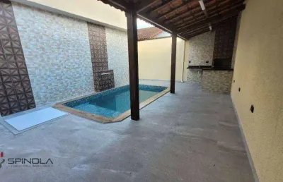 Casa com 3 dormitórios à venda, 110 m² por r$ 879.000,00 - maracanã - praia grande/sp