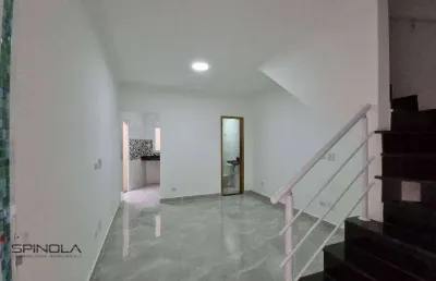 Sobrado com 2 dormitórios à venda, 63 m² por r$ 300.000,00 - jardim imperador - praia grande/sp