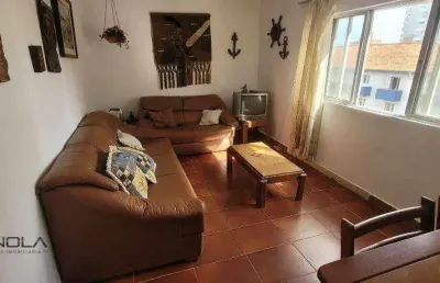Apartamento com 1 dormitório à venda, 48 m² por r$ 215.000,00 - vila caiçara - praia grande/sp