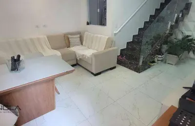 Sobrado com 2 dormitórios à venda, 73 m² por r$ 410.000,00 - vila caiçara - praia grande/sp