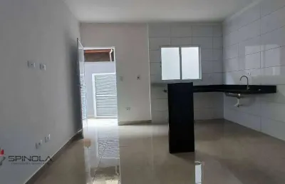 Casa com 2 dormitórios à venda, 70 m² por r$ 450.000,00 - tude basto - praia grande/sp