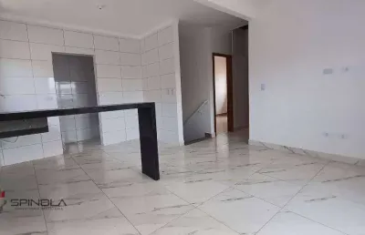 Casa com 2 dormitórios à venda, 70 m² por r$ 350.000,00 - tude basto - praia grande/sp