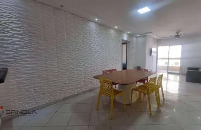 Apartamento com 3 dormitórios à venda, 100 m² por r$ 670.000,00 - tupi - praia grande/sp
