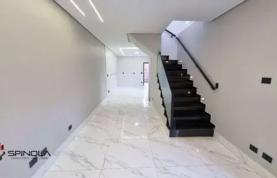 Sobrado com 3 dormitórios à venda, 180 m² por r$ 1.150.000,00 - maracanã - praia grande/sp