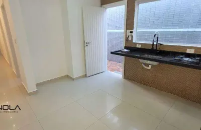 Casa com 2 dormitórios à venda, 88 m² por r$ 635.000,00 - caiçara - praia grande/sp