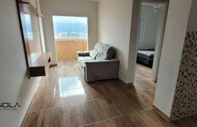 Apartamento com 1 dormitório à venda, 36 m² por r$ 325.000,00 - caiçara - praia grande/sp