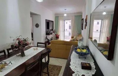 Apartamento com 2 dormitórios à venda, 79 m² por r$ 460.000,00 - vila caiçara - praia grande/sp