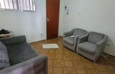 Apartamento com 1 dormitório à venda, 32 m² por r$ 155.000,00 - vila caiçara - praia grande/sp