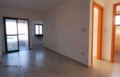 Apartamento com 2 dormitórios à venda, 53 m² por r$ 430.000,00 - maracanã - praia grande/sp