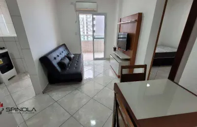 Apartamento com 1 dormitório à venda, 45 m² por r$ 325.000,00 - ocian - praia grande/sp