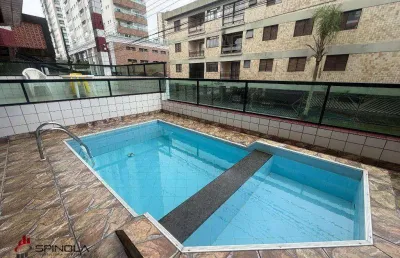 Apartamento com 1 dormitório à venda, 40 m² por r$ 350.000,00 - vila caiçara - praia grande/sp