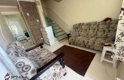 Sobrado com 2 dormitórios à venda, 56 m² por r$ 375.000,00 - maracanã - praia grande/sp
