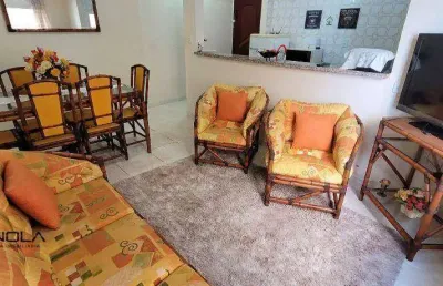 Apartamento com 2 dormitórios à venda, 69 m² por r$ 325.000,00 - balneário flórida - praia grande/sp