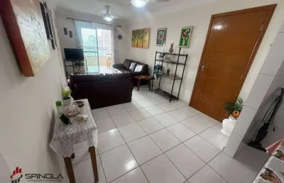 Apartamento com 2 dormitórios à venda, 72 m² por r$ 630.000,00 - vila caiçara - praia grande/sp